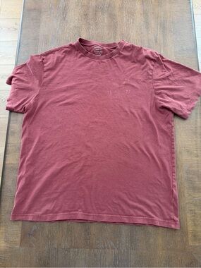 American Eagle Super Soft Men's Crewneck T-Shirt in Burgundy